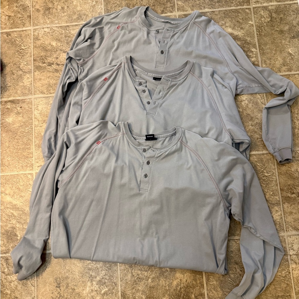 Ariat FR Henleys - Set of 3
